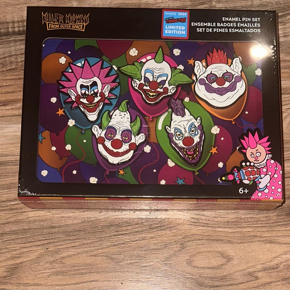 Rare Loungefly NYCC 2024 Killer Klowns Pins 500 limited ed